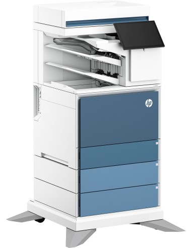 HP LaserJet Stampante multifunzione Enterprise Color Flow 6800zfsw, Stampa, copia, scansione, fax, Flow touchscreen Cucitura