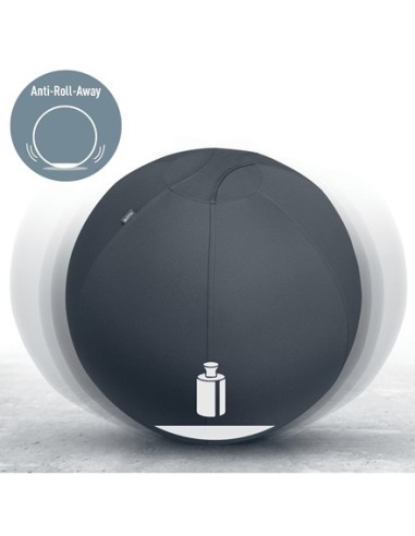 Leitz Active Sitzball 55cm Grigio Interno Sfera