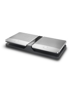 Yealink CPW90 microfono Nero, Argento Microfono da conferenza