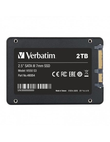 Verbatim Vi550 S3 2.5" 2 TB Serial ATA III