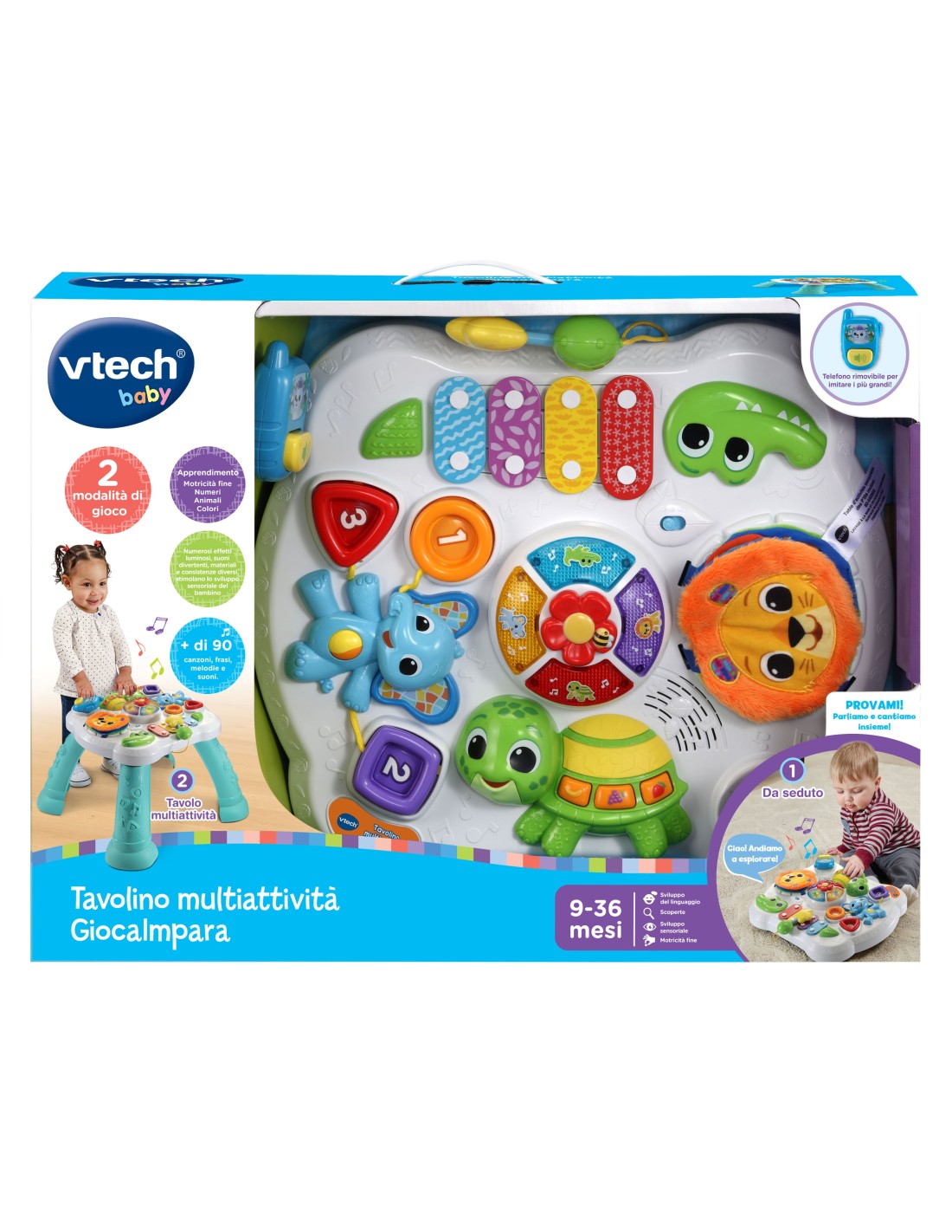 VTech Baby Tavolino MultiAttività - GiocaImpara