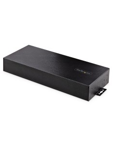 StarTech.com Hub USB 3.0 Alimentato a 16 Porte - Multipresa USB-A Industriale 5Gbps Installabile a Muro Rack DIN - Protezione 2