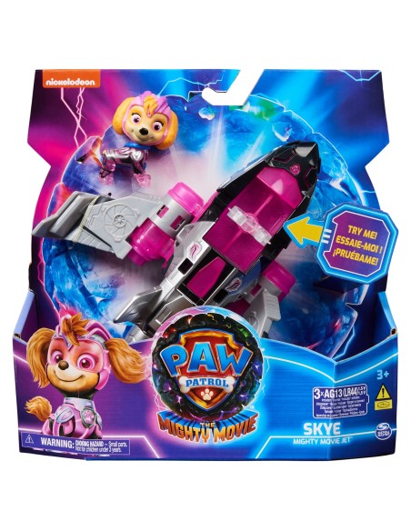 PAW Patrol , Jet di Skye Tematizzato   Il Super Film, con Luci e Suoni, Giochi per Bambini e Bambine, 3+ anni