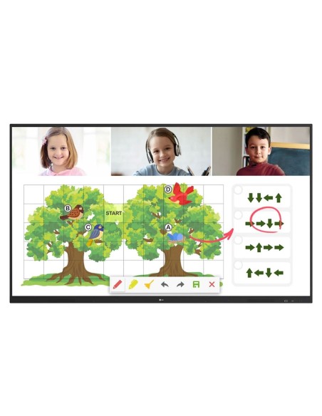 LG 86TR3DJ-B lavagna interattiva 2,18 m (86") 3840 x 2160 Pixel Touch screen Nero
