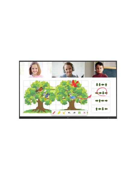 LG 86TR3DJ-B lavagna interattiva 2,18 m (86") 3840 x 2160 Pixel Touch screen Nero