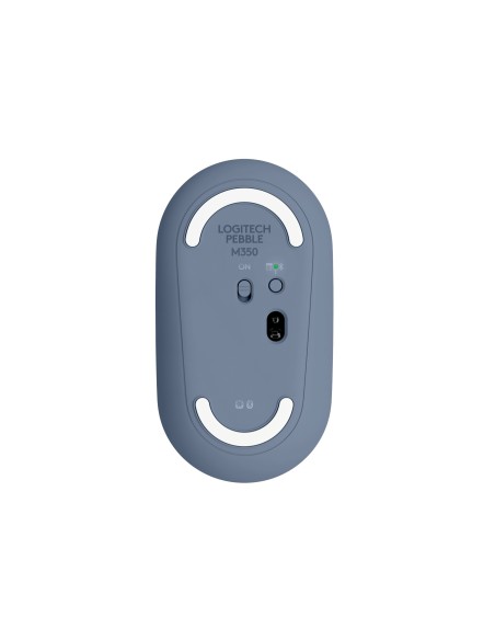Logitech Pebble M350 mouse Ambidestro RF senza fili + Bluetooth Ottico 1000 DPI