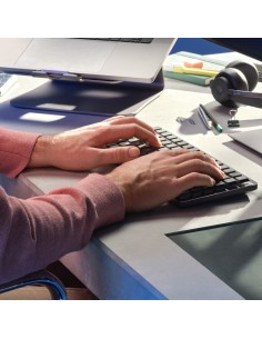 Logitech MX Mini Mechanical tastiera RF senza fili + Bluetooth QWERTY US International Grafite, Grigio 2