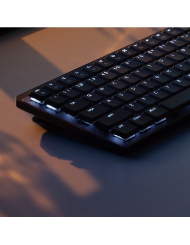 Logitech MX Mini Mechanical tastiera RF senza fili + Bluetooth QWERTY US International Grafite, Grigio