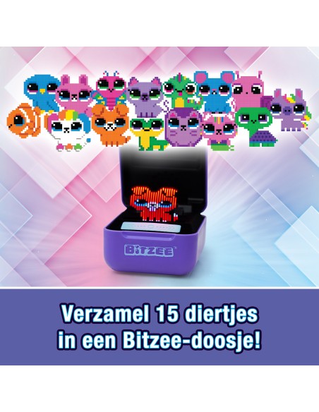 Spin Master Bitzee, Cucciolo Digitale e Interattivo, Animale Elettronico Virtuale da Accudire e Crescere, Reagisce al Tuo