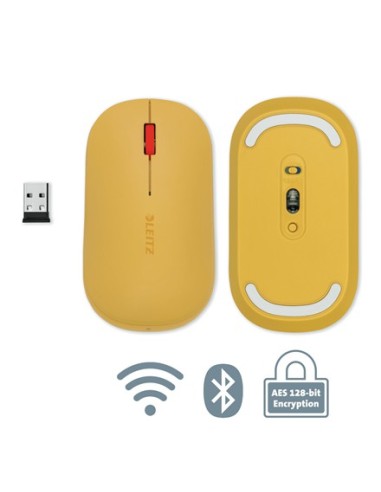 Leitz Cosy mouse Ambidestro RF senza fili + Bluetooth 4000 DPI