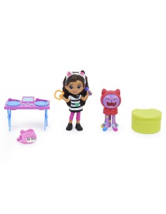 Gabby's Dollhouse , Mini set Karaoke, con Gabby e Dj Catnip, giochi per bambini dai 3 anni in su