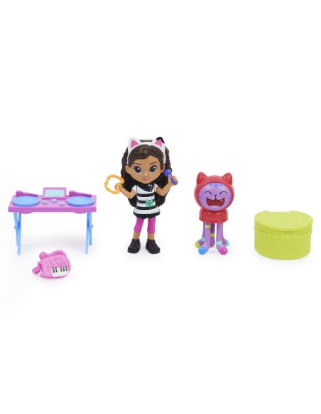 Gabby's Dollhouse , Mini set Karaoke, con Gabby e Dj Catnip, giochi per bambini dai 3 anni in su