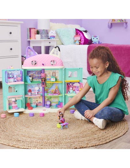 Gabby's Dollhouse , Mini set Karaoke, con Gabby e Dj Catnip, giochi per bambini dai 3 anni in su
