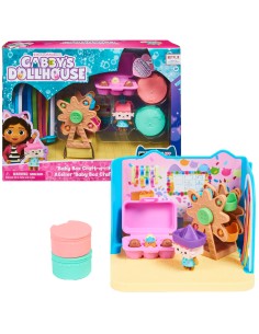 Gabby's Dollhouse , Stanza Baby Box Craft-a-riffic con il personaggio gatto Baby Scatola, accessori, mobili e scatole con