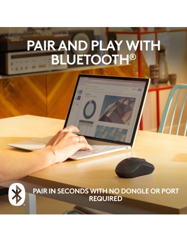 Logitech M240 mouse Ambidestro Bluetooth