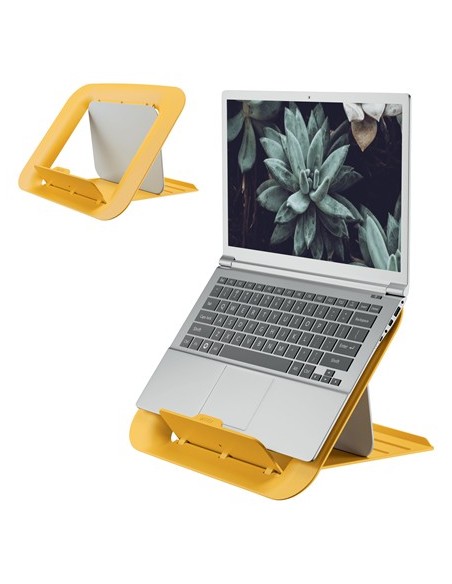 Leitz Ergo Cosy Supporto per computer portatile Giallo 43,2 cm (17")