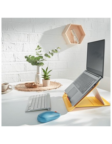 Leitz Ergo Cosy Supporto per computer portatile Giallo 43,2 cm (17")
