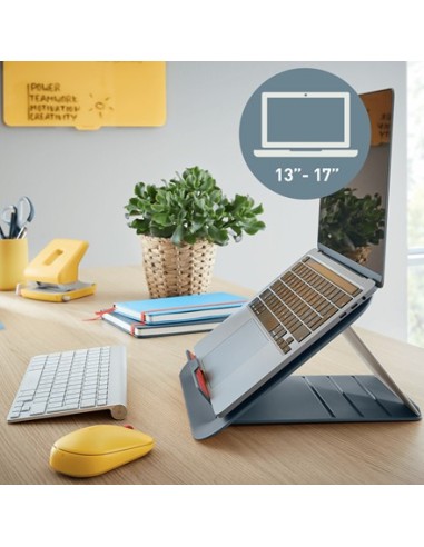 Leitz Ergo Cosy Supporto per computer portatile Grigio 43,2 cm (17")