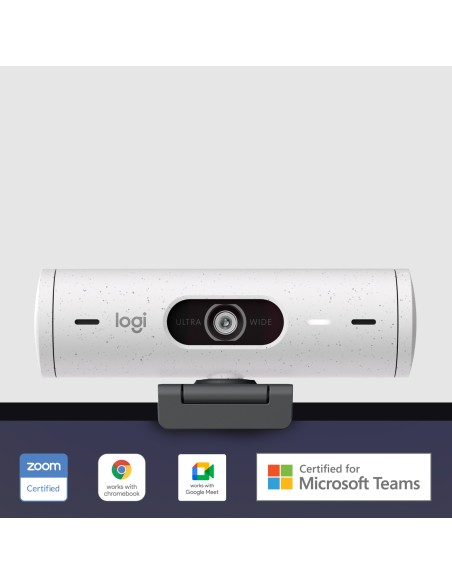 Logitech Brio 500 webcam 4 MP 1920 x 1080 Pixel USB-C Bianco
