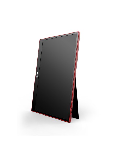 AOC 16G3 Monitor PC 39,6 cm (15.6") 1920 x 1080 Pixel Nero, Rosso