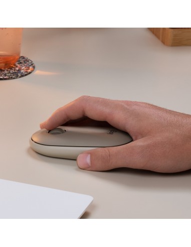 Logitech Pebble M350 mouse Ambidestro RF senza fili + Bluetooth Ottico 1000 DPI