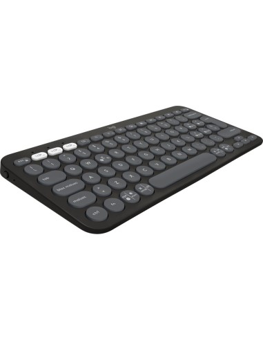 Logitech Pebble 2 Combo tastiera Mouse incluso RF senza fili + Bluetooth QWERTY Indiano Grafite