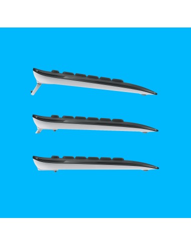 Logitech Advanced MK540 tastiera Mouse incluso USB QWERTZ Svizzere Nero, Bianco