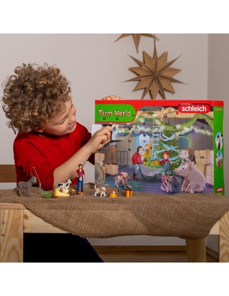 schleich Farm World 98983 calendario dell'avvento