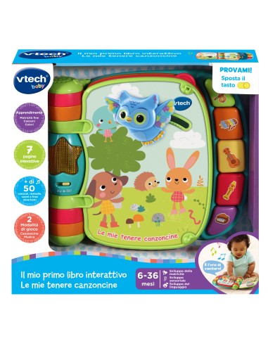 VTech Baby Il mio primo libro interattivo - Le mie tenere canzoncine