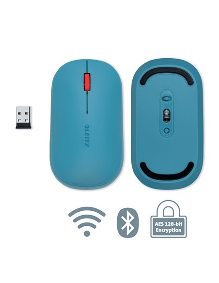 Leitz Cosy mouse Ambidestro RF senza fili + Bluetooth 4000 DPI