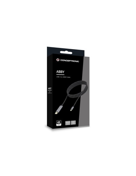 Conceptronic ABBY10G cavo e adattatore video 2 m USB tipo-C HDMI Grigio
