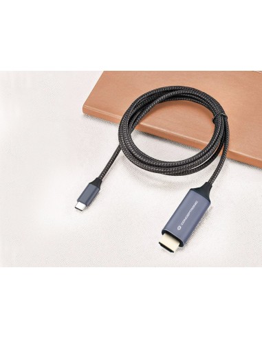 Conceptronic ABBY10G cavo e adattatore video 2 m USB tipo-C HDMI Grigio