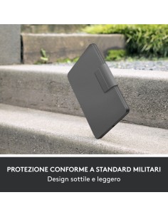 Logitech Rugged Folio Grafite Smart Connector QWERTY Italiano 2