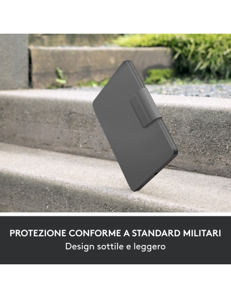 Logitech Rugged Folio Grafite Smart Connector QWERTY Italiano