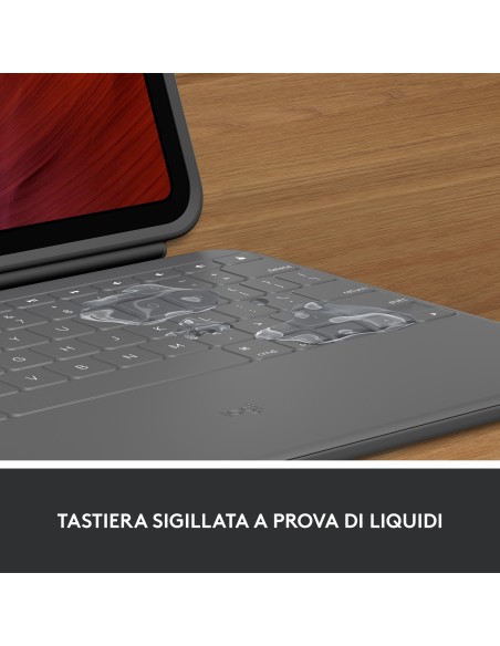 Logitech Rugged Folio Grafite Smart Connector QWERTY Italiano
