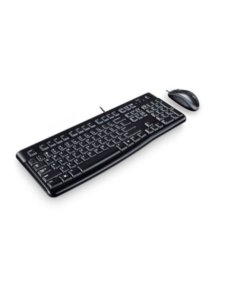 Logitech Desktop MK120 tastiera Mouse incluso USB Arabico Nero