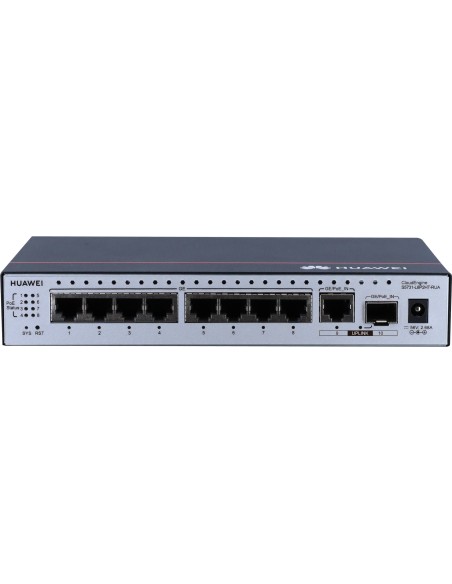 Huawei CloudEngine S5731-L8P2HT-RUA Gestito Gigabit Ethernet (10 100 1000) Supporto Power over Ethernet (PoE) Nero, Argento