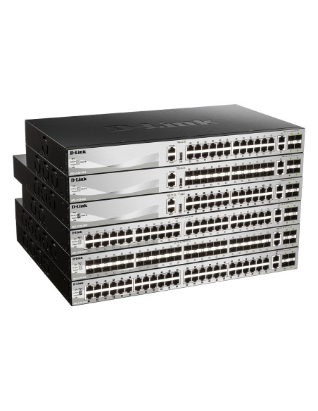 D-Link DGS-3130-30TS E switch di rete Gestito L3 Gigabit Ethernet (10 100 1000) Grigio