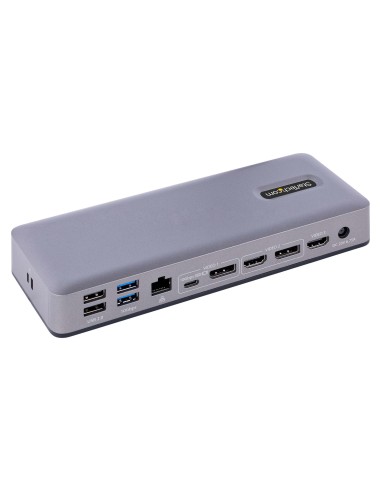 StarTech.com Docking Station USB-C - Dock USB Tipo C Multi Monitor - HDMI DP USB- C con DP Alt-mode - 3x 4K30Hz 2x 4K60Hz - Hub