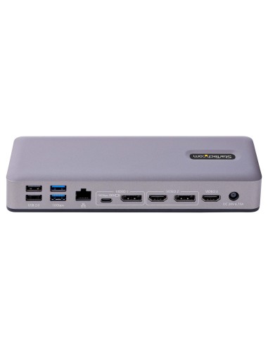 StarTech.com Docking Station USB-C - Dock USB Tipo C Multi Monitor - HDMI DP USB- C con DP Alt-mode - 3x 4K30Hz 2x 4K60Hz - Hub