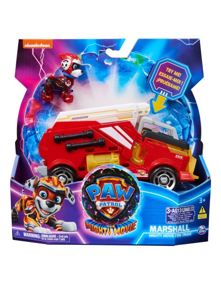PAW Patrol , Camion dei Pompieri di Marshall Tematizzato   Il Super Film, con Luci e Suoni, Giochi per Bambini e Bambine, 3+