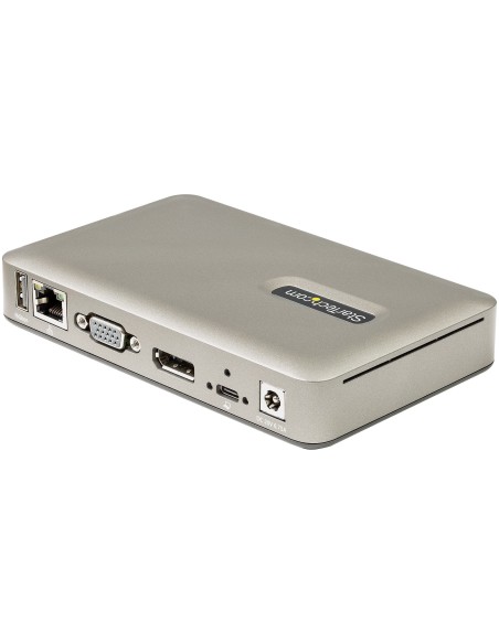 StarTech.com Docking Station USB-C - USB tipo C a DisplayPort 4K 30Hz o VGA - Ricarica USB Power Delivery da 65 W - Hub USB 3.1