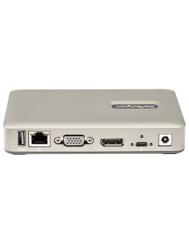 StarTech.com Docking Station USB-C - USB tipo C a DisplayPort 4K 30Hz o VGA - Ricarica USB Power Delivery da 65 W - Hub USB 3.1