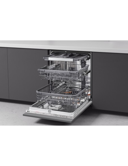 LG QuadWash DB365TXS Lavastoviglie a scomparsa totale Classe B 14 coperti Vapore Wi-Fi