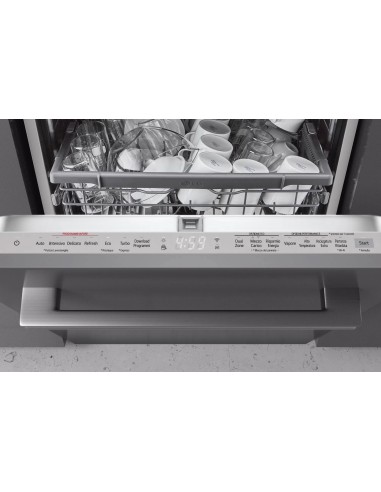 LG QuadWash DB365TXS Lavastoviglie a scomparsa totale Classe B 14 coperti Vapore Wi-Fi