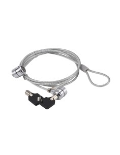 Conceptronic CNBSLOCK15T cavo di sicurezza Argento 1,5 m 2