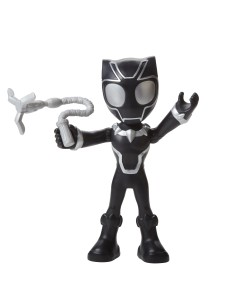 Marvel Spidey e i Suoi Fantastici Amici - Action figure di Supersized Black Panther, giocattoli di supereroi per età prescolare 2