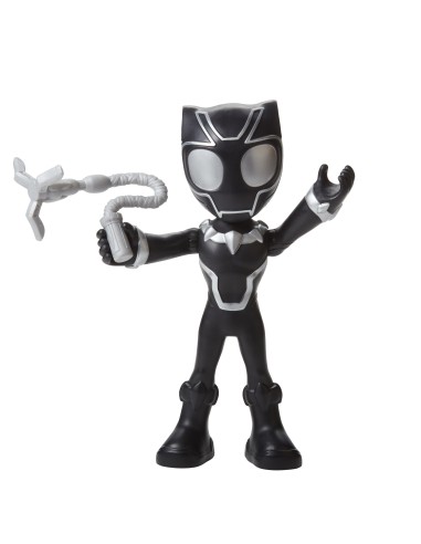 Marvel Spidey e i Suoi Fantastici Amici - Action figure di Supersized Black Panther, giocattoli di supereroi per età prescolare