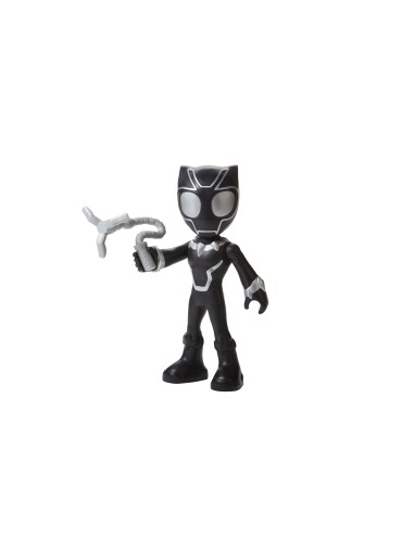 Marvel Spidey e i Suoi Fantastici Amici - Action figure di Supersized Black Panther, giocattoli di supereroi per età prescolare