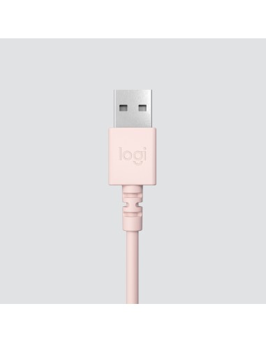 Logitech H390 Auricolare Cablato A Padiglione Ufficio USB tipo A Rosa
